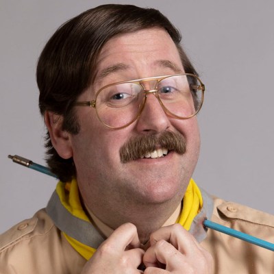Jim Howick as Pat in BBC Ghosts